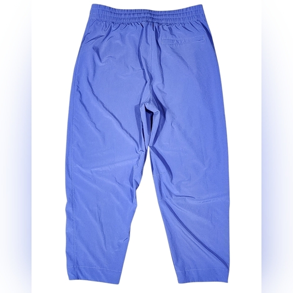 Athleta Arrival Casual Cropped Pants In Adonis Blue Womens Size 8 - Picture 7 of 8
